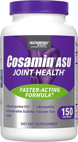Nutramax Laboratories - Cosamin ASU Cápsulas, 150 Unidades – Fórmula Avançada para Saúde das Articulações