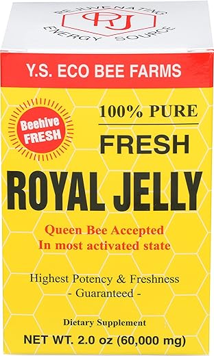 100%% Puro Mel Real Fresco 60.000 mg YS Eco Bee Farms 60g Líquido
