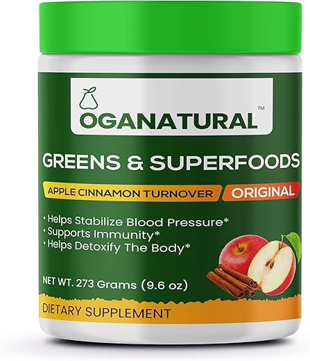 Oganatural - Verdes Orgânicos: Energize seu dia com a vitalidade natural – 100g