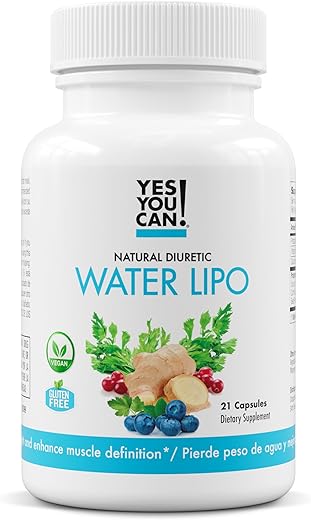 Pílulas de Lipo Natural de Água – Diurético de Limpeza com Eletrólitos | Marca: Yes You Can! - Yes You Can!