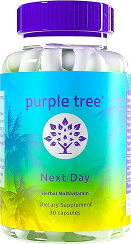purple tree - Árvore roxa Next Day, Bem-estar pós-celebração | Reposição