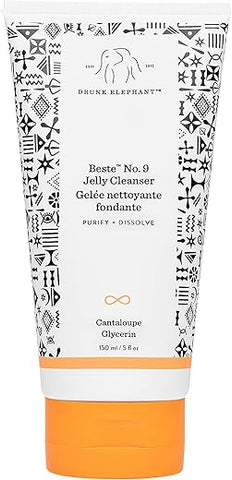 Beste No. 9 Jelly Cleanser – Limpeza Facial Suave e Removedor de Maquiagem para Todos os Tipos de Pele (150 mL / 5 Fl Oz) - Drunk Elephant