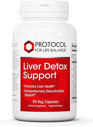 PROTOCOL FOR LIFE BALANCE - Protocolo de Suporte à Desintoxicação do Fígado – Limpeza do Fígado – Suplemento de Glutationa – Cardo de Leite