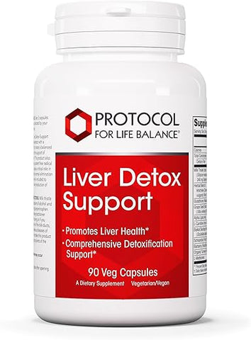 PROTOCOL FOR LIFE BALANCE - Protocolo de Suporte à Desintoxicação do Fígado – Limpeza do Fígado – Suplemento de Glutationa – Cardo de Leite