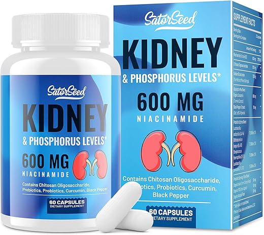 SatorSeed - Suplemento para Suporte Renal Limpeza Detox – Suplementos Renais – Marca em Destaque