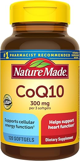 CoQ10 300mg por 3 Softgels, Saúde do Coração – Compre Agora! - Nature Made