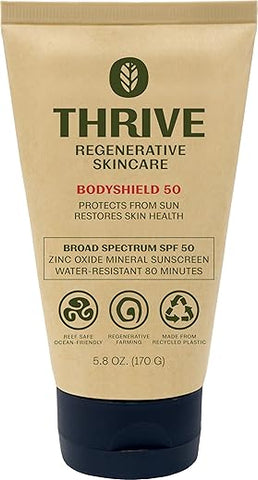 Thrive Natural Care - Protetor Solar Thrive Reef Safe SPF50 – Hawaii 104 Compatível com Recifes – Protetor Solar Mineral Não-Nano Óxido de Zinco – Vegano, (165 ml (1 unidade))