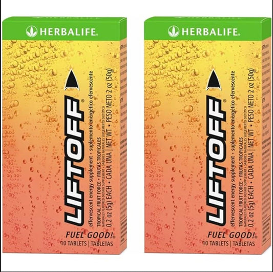 HERBAL LIFE - Generic Liftoff 20 TAB – Tropical Fruit Force 20 | Energético em Comprimidos | 20 g