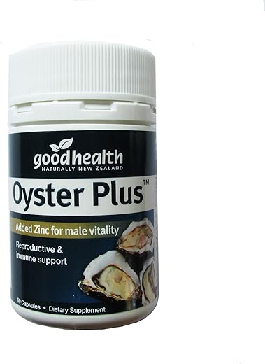 Goodhealth - Oyster Plus Zinc e Taurina: Nutriente Marinho 60 Cápsulas para Saúde e Vitalidade – Suplemento Dietético