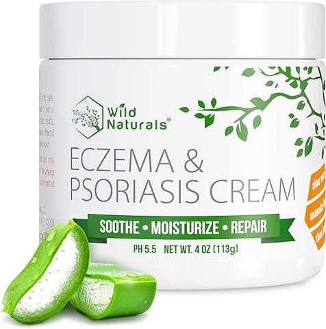 Wild Naturals - Eczema: Tratamento Natural para Pele com Coceira e Vermelhidão | Marca EczemaCare