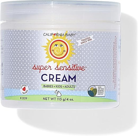 Super Sensitive Cream (Sem Fragrância) | Baseada em Plantas | Amigável para Alergias | Sem Adição de Fragrância | Creme Sensível para Bebês - California Baby