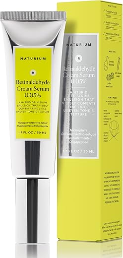 Creme Serum Retinaldeído 0.05%, Avançado Anti-Envelhecimento – 30ml - Naturium