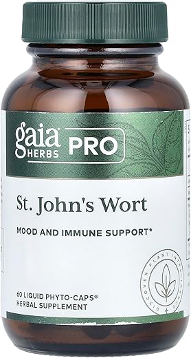 Gaia Herbs - Gaia PRO Hipérico de São João – Potencialize seu bem-estar com a marca líder em ervas naturais