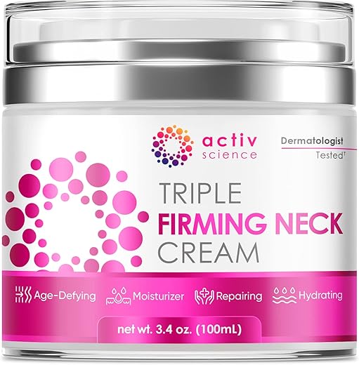 Creme Firmador para Pescoço – Hidratante Facial Natural Anti-Envelhecimento com Retinol e Colágeno | 50g - ACTIVSCIENCE