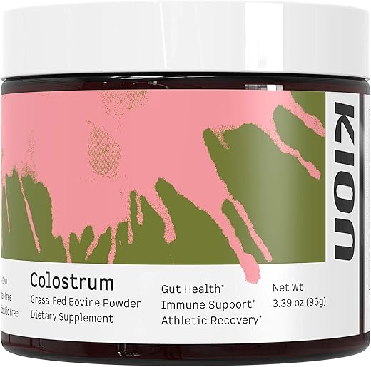 Colostrum | Bovino Alimentado com Pasto | Saúde Intestinal e Suporte Imunológico | 30 Porções - Kion