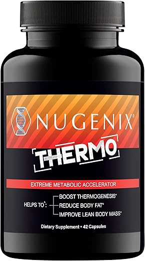 Thermo – Queimador de Gordura Termogênico para Homens, Acelerador Metabólico Extremo, 42 Cápsulas - Nugenix