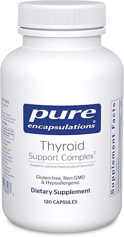 Complexo de Suporte à Tireoide Pure Encapsulations – Saúde da Tireoide* – Infusão Antioxidante – com Ashwagandha – 60 cápsulas