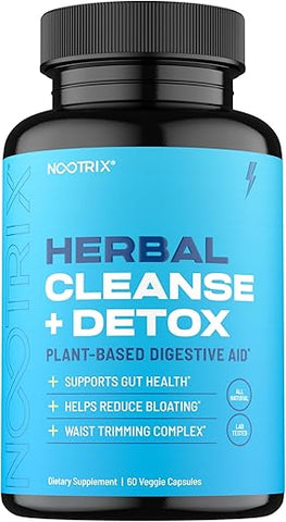 Nootrix - Herbal Cleanse Detox | Desintoxicação de 15 Dias para o Intestino | Marca Herbal Cleanse