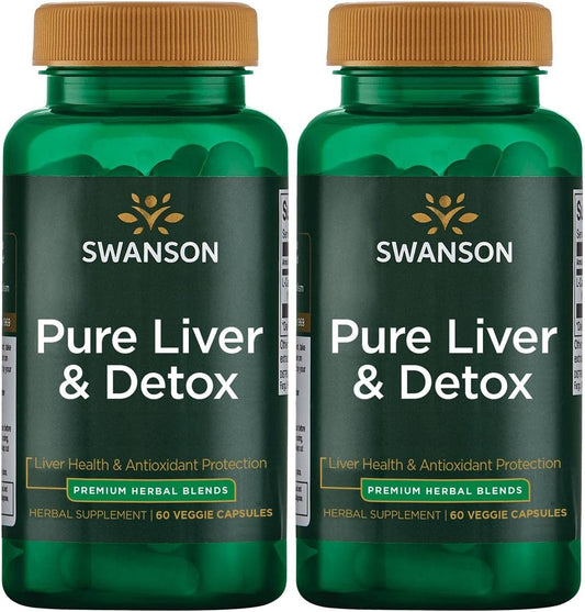 Fígado Puro – Suplemento Nutricional em Cápsulas – 60 Cápsulas - Swanson