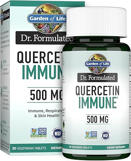 Quercetin – Suporte Diário ao Sistema Imunológico com Vitamina C e D - Garden of Life