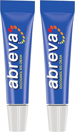 Tratamento para Feridas de Febre com Docosanol 10%, Cura sua Bolha de Febre em 2,5 Dias – Tubo de 0,07 oz x 2 (Tratamento para Feridas de Febre) - Abreva