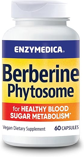 Berberine Phytosome: Potente Fórmula Natural para Saúde Digestiva e Metabólica – 60 Cápsulas - Enzymedica