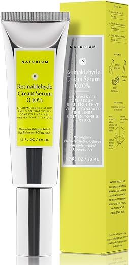 Creme Serum Retinaldeído 0.10%, Avançado Anti-Envelhecimento – 30ml - Naturium