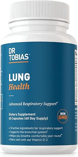 Saúde Pulmonar: Suplemento de Suporte Pulmonar com Vitamina C, Butterbur e Quercetina - Dr. Tobias