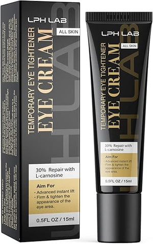 LPH LAB - Creme Temporário para Olhos, Redutor Instantâneo de Bolsas e Olheiras : Eye Tightener