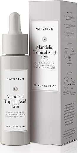 Ácido Mandélico Tópico 12%%, com Niacinamida – 30ml - Naturium