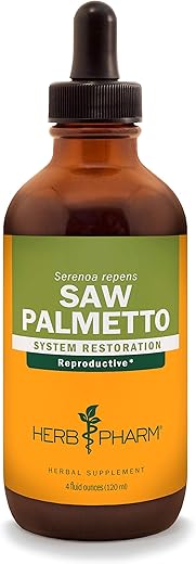 Extrato Líquido de Bagas de Saw Palmetto para Suporte à Próstata – 120 ml - Herb Pharm
