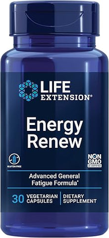 Energy Renew – Extrato de Carvalho Francês, Combate a Fadiga Geral, Energia Renovada - Life Extension