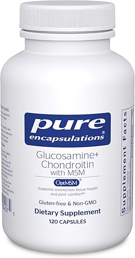 Glucosamina Condroitina com MSM – Suporte para a Saúde das Articulações - Pure Encapsulations