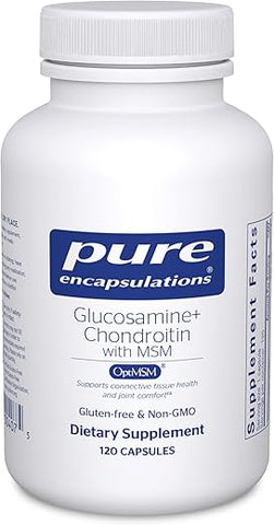 Glucosamina Condroitina com MSM – Suporte para a Saúde das Articulações - Pure Encapsulations