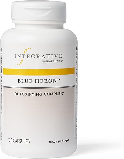 Blue Heron – Complexo Detox com Fibras Alimentares, Ervas e Probióticos – Suporta a Função do Cólon – Inclui Feno-grego – Sem Lactose – 120 Cápsulas - Integrative Therapeutics