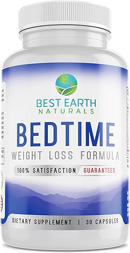 Melhor Suplemento Noturno para Perda de Peso da Best Earth Naturals – Fornecimento de 30 Dias