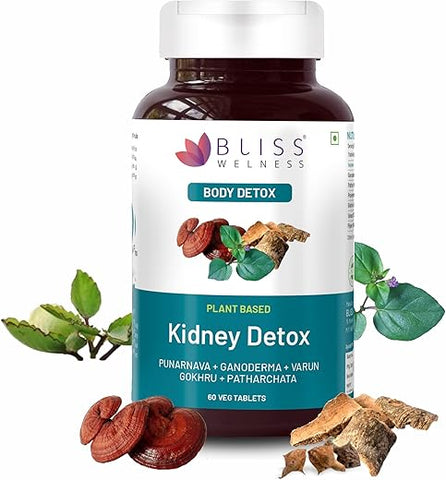 Bliss Welness - Suplemento Ayurvédico Premium para Limpeza e Reparo Renal – Suporte para Rins Saudáveis