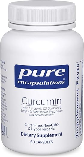 Curcumin 500 mg – Suporte para a Saúde das Articulações  Líder - Pure Encapsulations