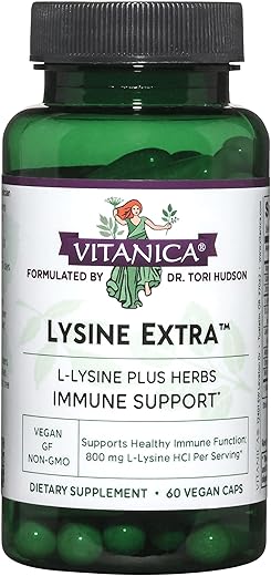 Lysine Extra – Suporte ao Sistema Imunológico, Vegano, 60 Comprimidos - Vitanica