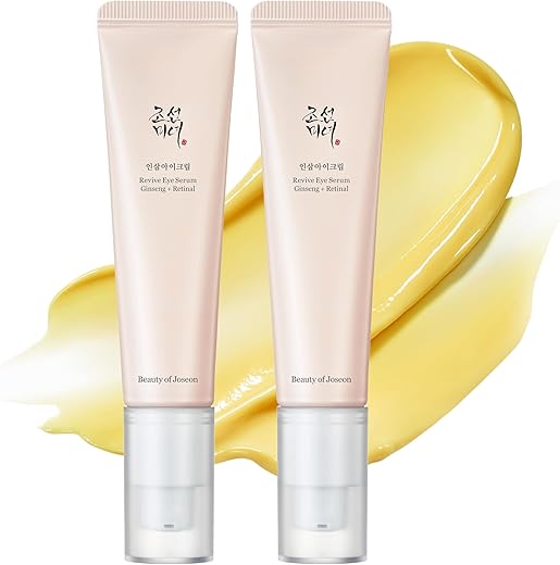 Revive Eye Serum com Retinal Niacinamide para Bolsas nos Olhos, Linhas Finas, Olheiras e Rugas – Cuidados com a Pele Coreana 30ml, 2 Pacotes - Beauty of Joseon