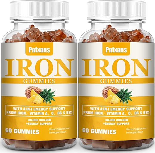 Patxans - 2 Pacotes de Gomas de Ferro 100MG para Mulheres