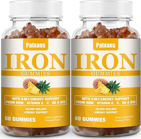 Patxans - 2 Pacotes de Gomas de Ferro 100MG para Mulheres