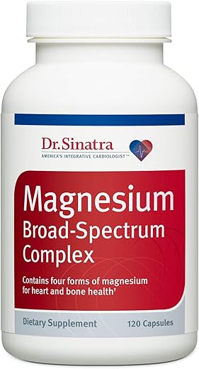 s Complexo de Magnésio de Amplo Espectro com Glicinato e Citrato de Magnésio para Níveis Saudáveis de Pressão Arterial e Fluxo Sanguíneo (400 mg) - Dr. Sinatra