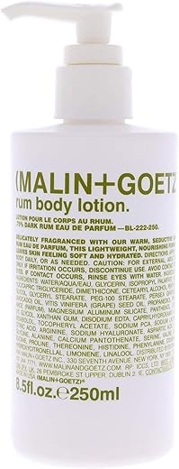 MALIN+GOETZ - MALIN GOETZ Loção corporal de Rum, 250ml, 1 unidade – Hidratante para o corpo com aroma de Rum