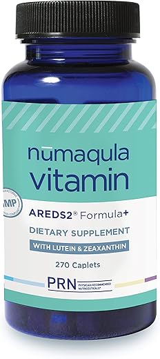 PRN Physician Recommended Nutriceuticals - PRN nūmaqula Vitamin – Vitaminas para os Olhos com Luteína – Fórmula AREDS2 – 60 cápsulas