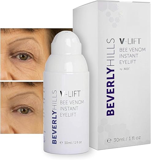 BEVERLY HILLS - Beverly Hills V-Lift: Sérum Bee Venom para Olhos Inchados, Olheiras, Rugas e Bolsas | 30mL (120 Dias)
