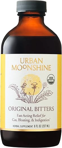 Original Bitters Orgânicos Certificados – Alívio de Inchaço – Suporte à Função Hepática – 30ml - Urban Moonshine