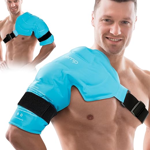 Bolsa de Gelo para Ombro, Terapia Fria para Manguito Rotador, Grande, Reutilizável, Alívio Instantâneo da Dor no Ombro - Comfytemp