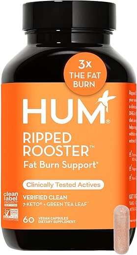 Ripped Rooster – Chá Verde Natural para Acelerar o Metabolismo, Controlar a Fome e Queimar Gordura - HUM