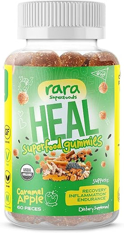 Rara Superfoods - HEAL Mind: Fórmula Avançada para Melhorar o Desempenho Mental e Concentração – 60 Cápsulas